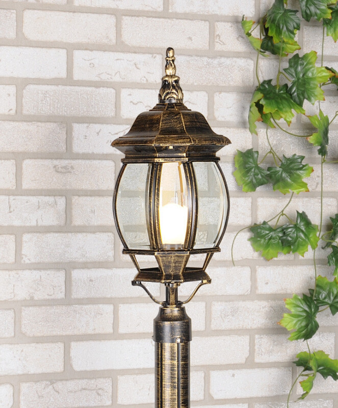 Садовый светильник Elektrostandard 1043 черное золото