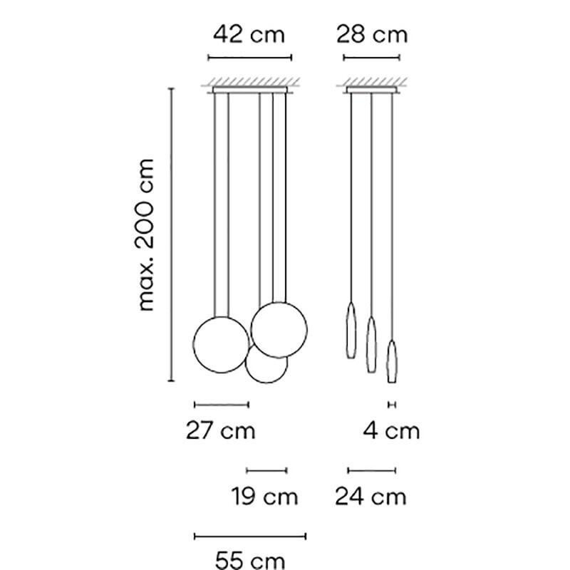 ПОДВЕСНОЙ СВЕТИЛЬНИК VIBIA Cosmos 2510