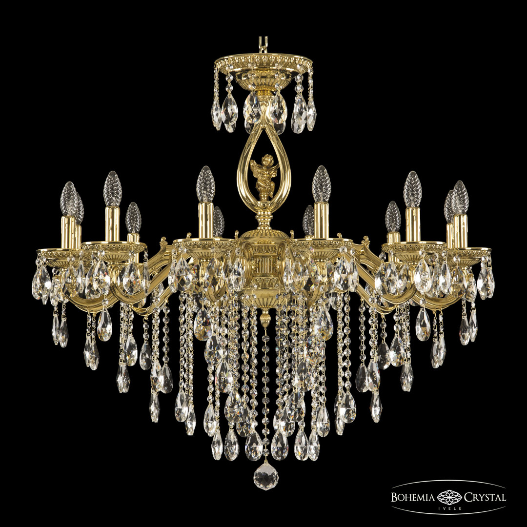 Люстра бронзовая 75402/12/300 B G FA1B Bohemia Ivele Crystal