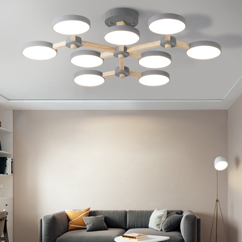 Подвесная люстра TURNA Серый by ImperiumLoft