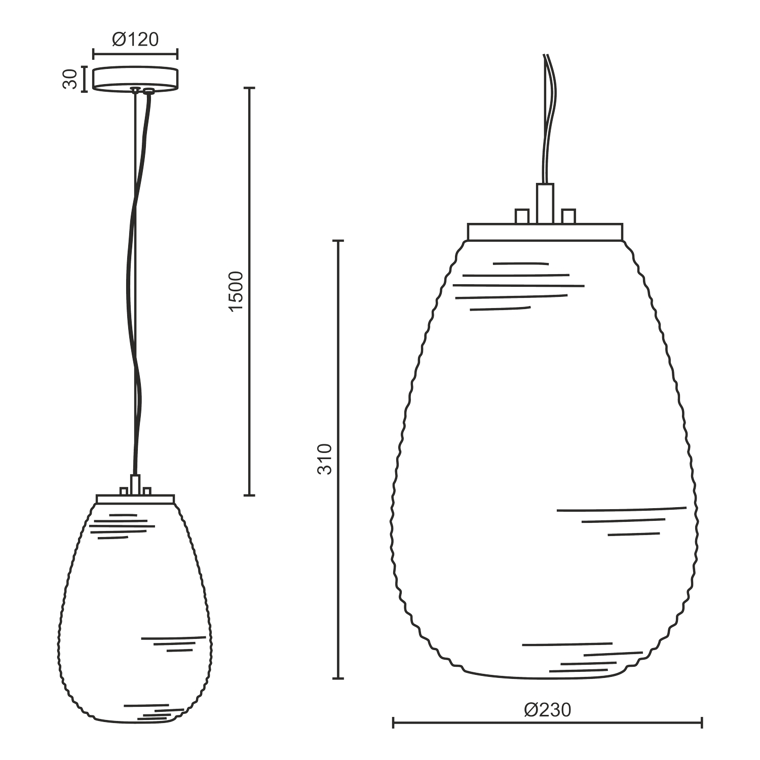 Подвесной светодиодный светильник Ledron 9073/A-WHITE