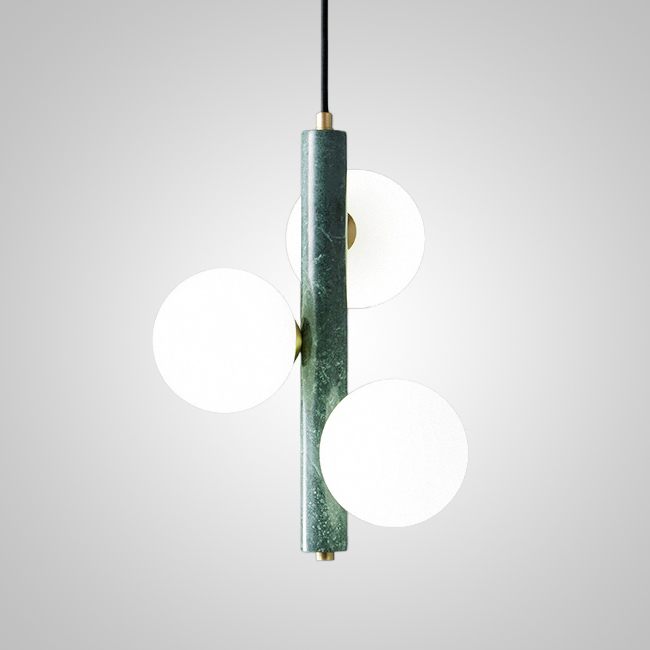 Подвесной светильник GERVIN L3 Green by ImperiumLoft