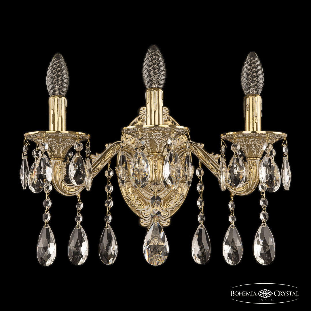 Бра бронзовые с хрусталём 7102B10/3/175 A GW