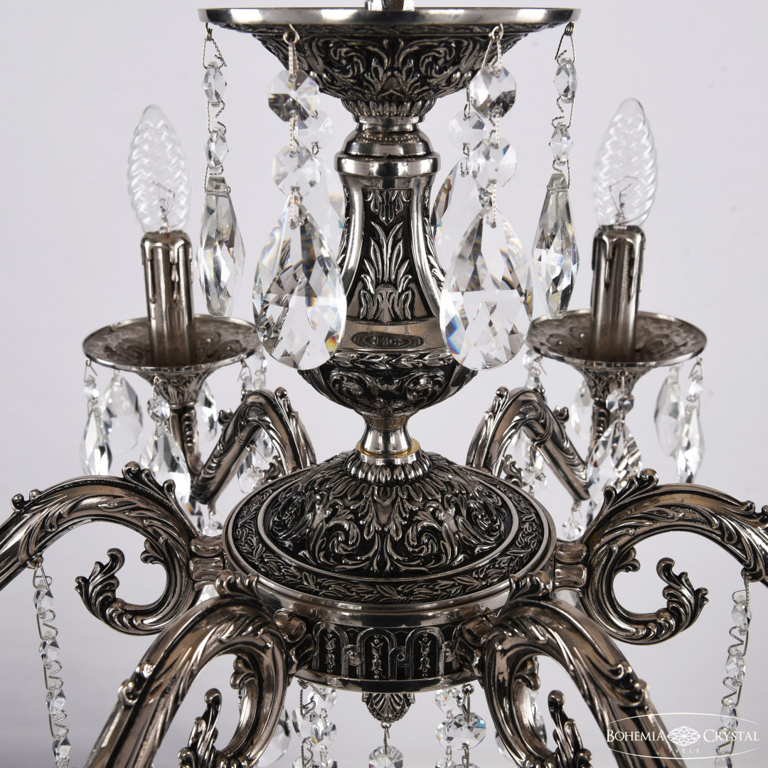 Люстра бронзовая с хрусталём 71202/6/175 B NB