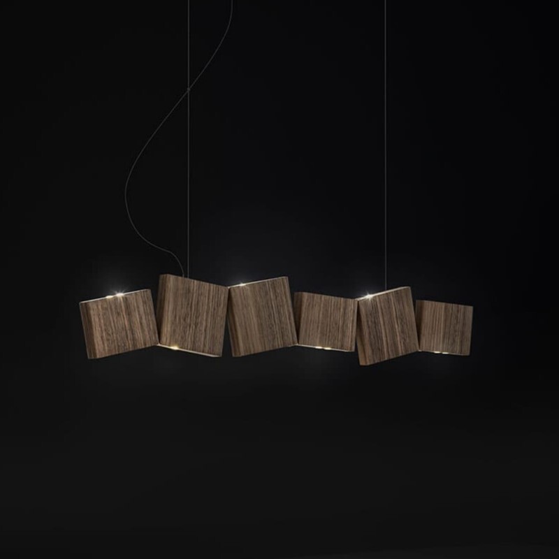 Подвесной светильник Terzani Gaia walnut