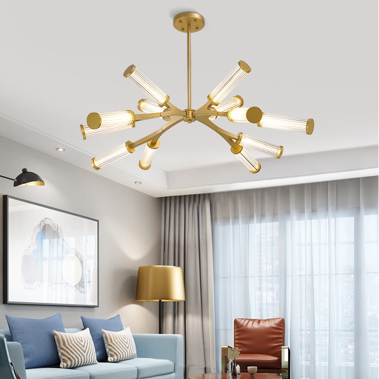 Подвесная люстра RAMOSE В12 Черный by ImperiumLoft