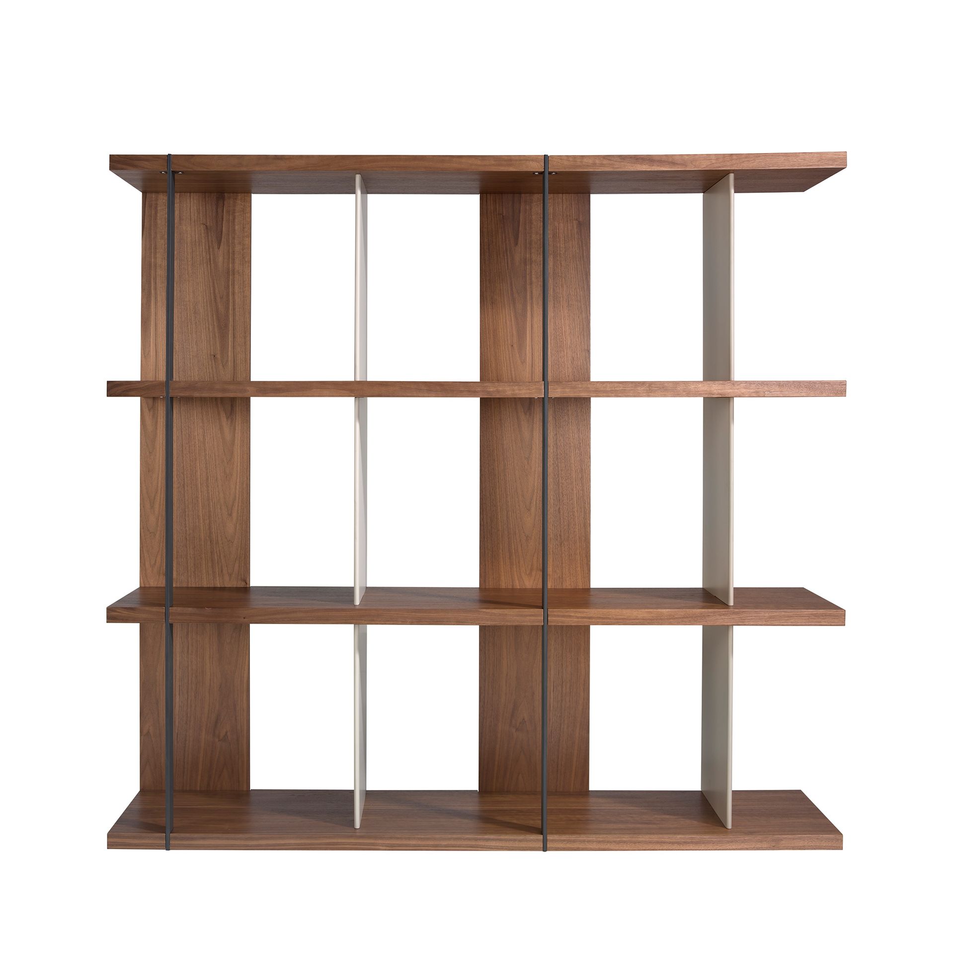 Стеллаж 3236/MQ2101SF из ореха с лакированными боковинами Angel Cerda