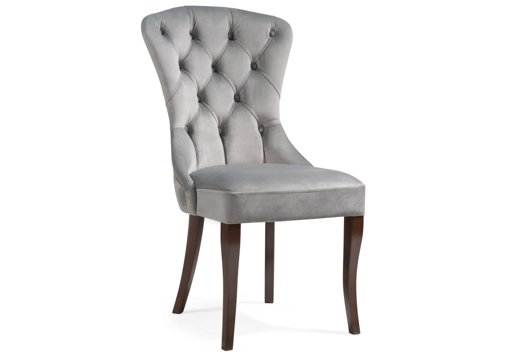 Стул деревянный Woodville Милано 1 серый / орех 477797