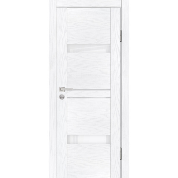 Межкомнатная дверь Graf PSM-12 белоснежный лакобель Дуб скай белый (2000 х 800)
