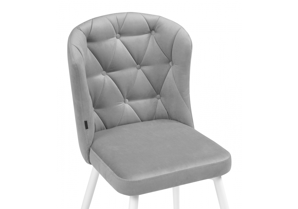 Стул Woodville Алиссум velutto 52 / белый 499992