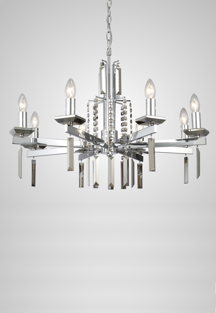 Люстра Crystal Lux MARRON SP8 CHROME