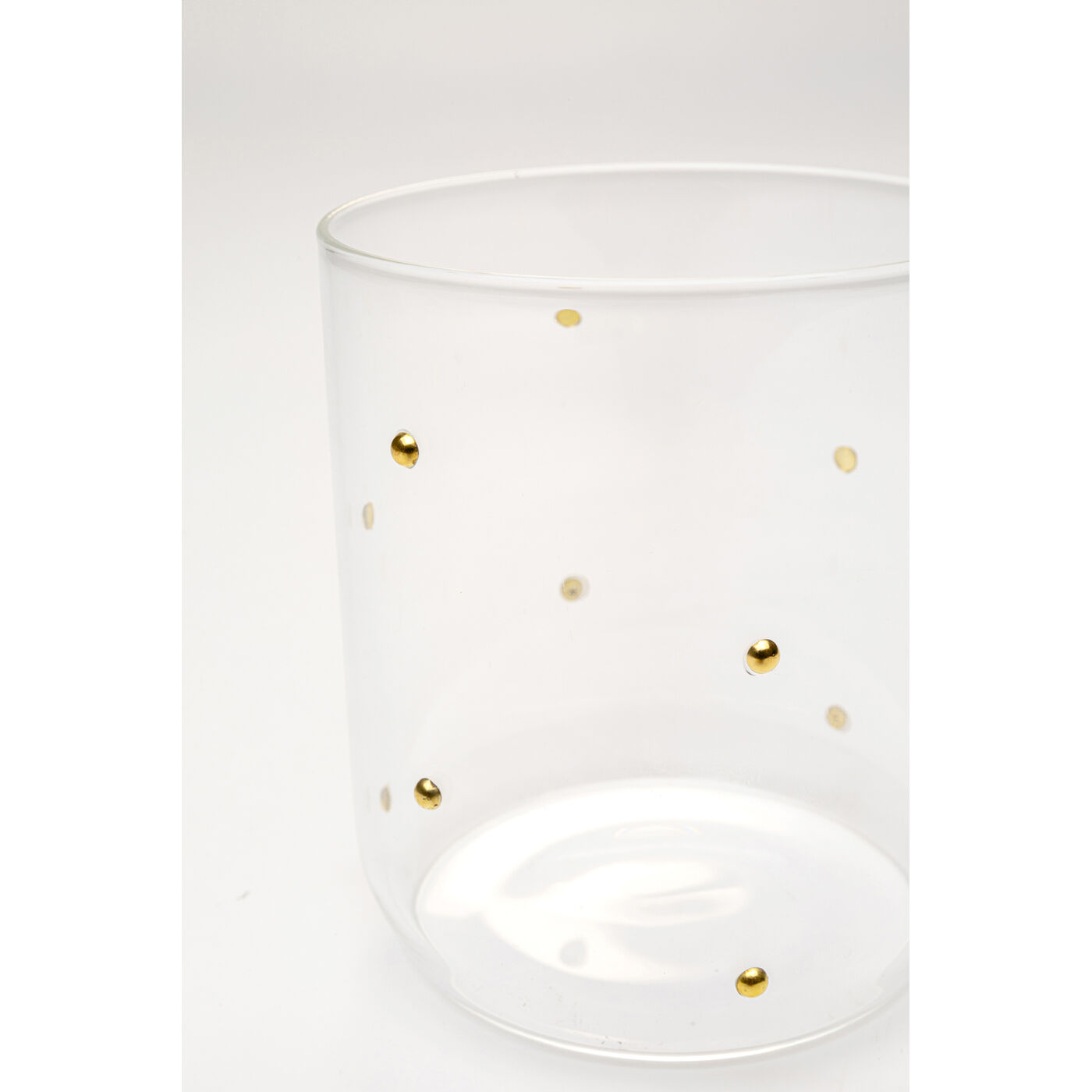 Стакан Glam Dots Gold 9cm KARE 58018