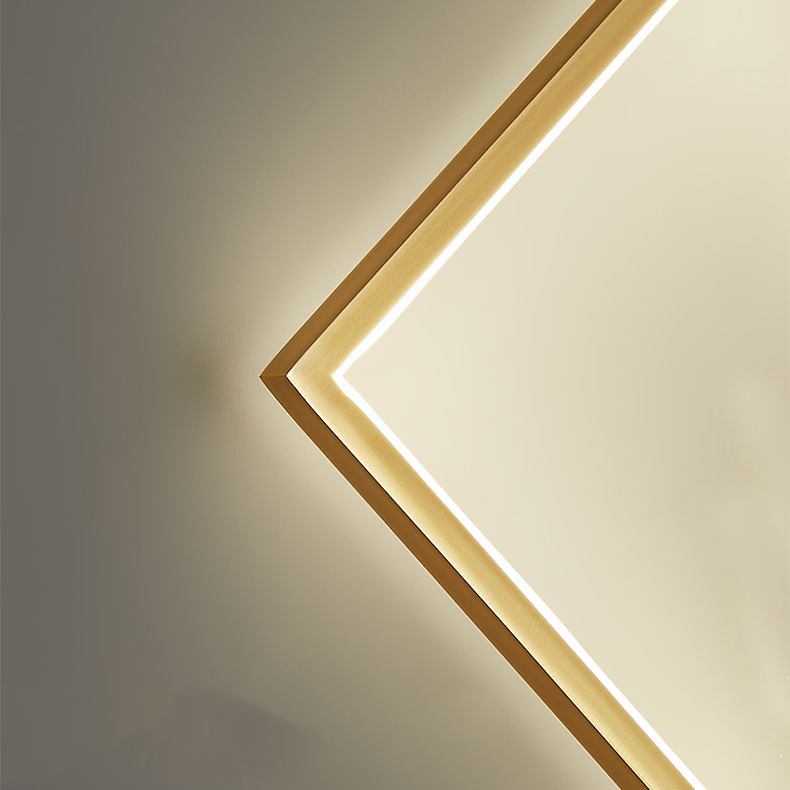 Настенный светильник WOLKE WIDE L28 Brass by ImperiumLoft