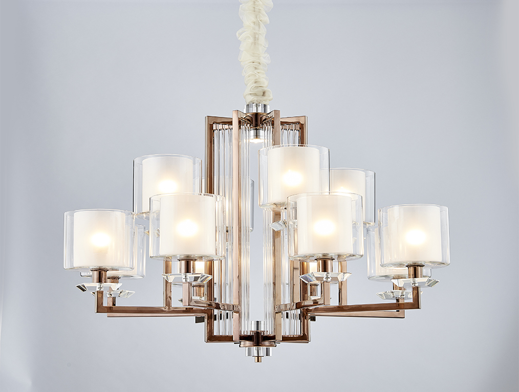 Люстра Newport 4408+4/C black nickel