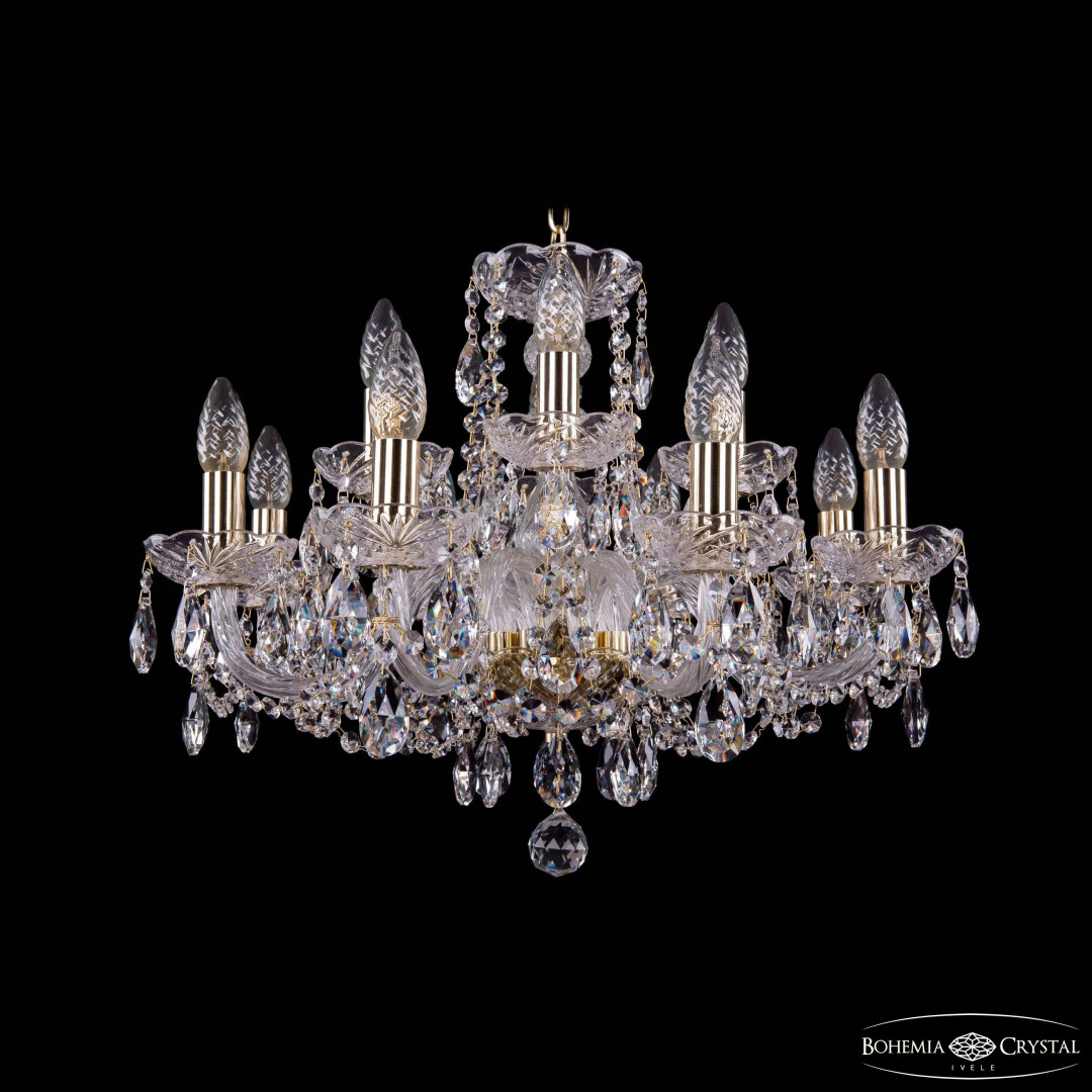 Люстра хрустальная 1402/8+4/195 G