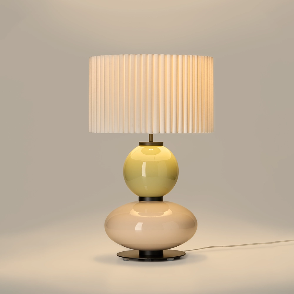 Настольная лампа Mapi NAC143 Matt black с абажуром 4024 Aromas del Campo