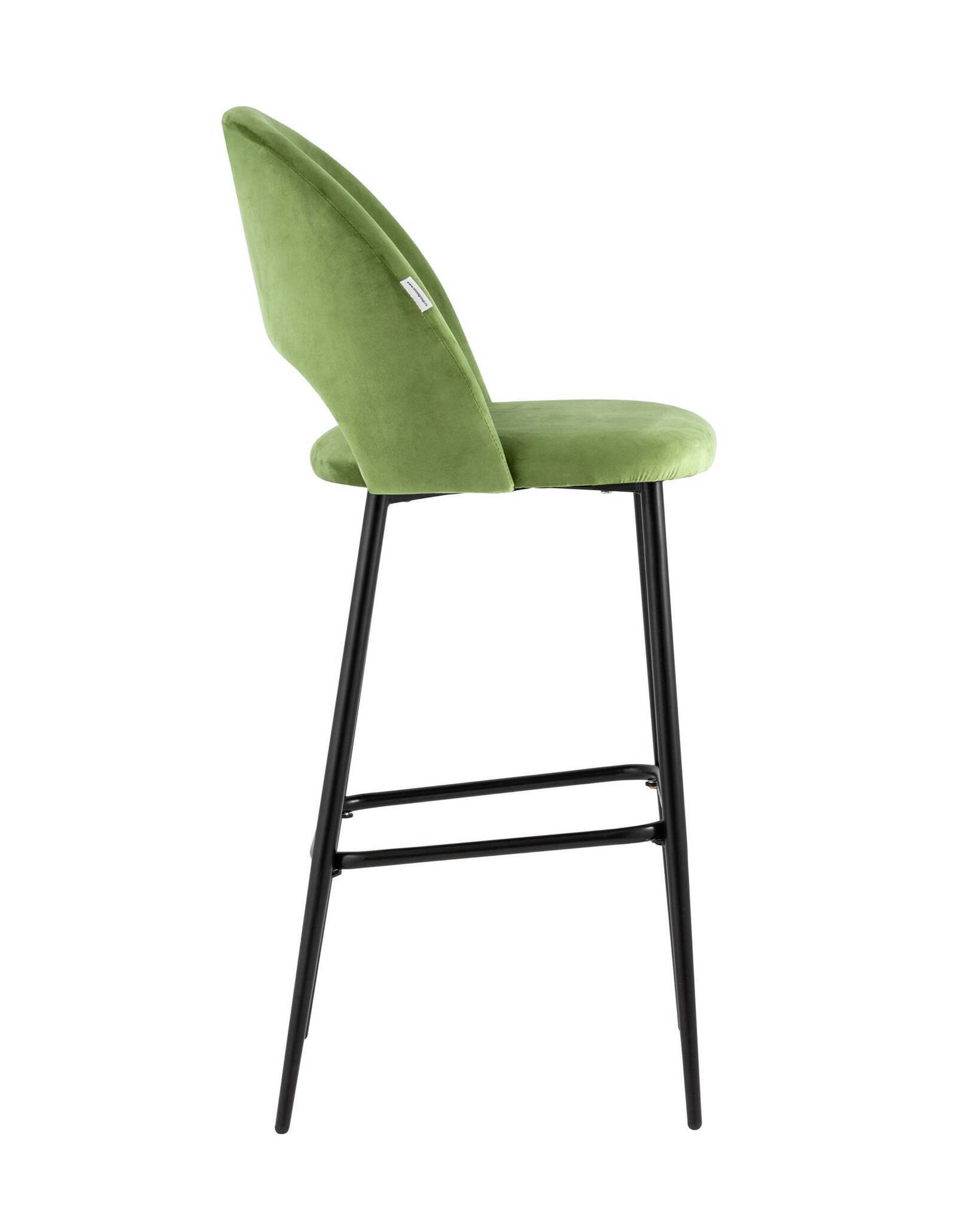 Стул барный Меган велюр травяной Stool Group