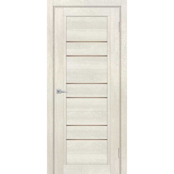 Межкомнатная дверь Graf ТЕХНО-806 бронза сатинат Бьянко (2000 х 600)