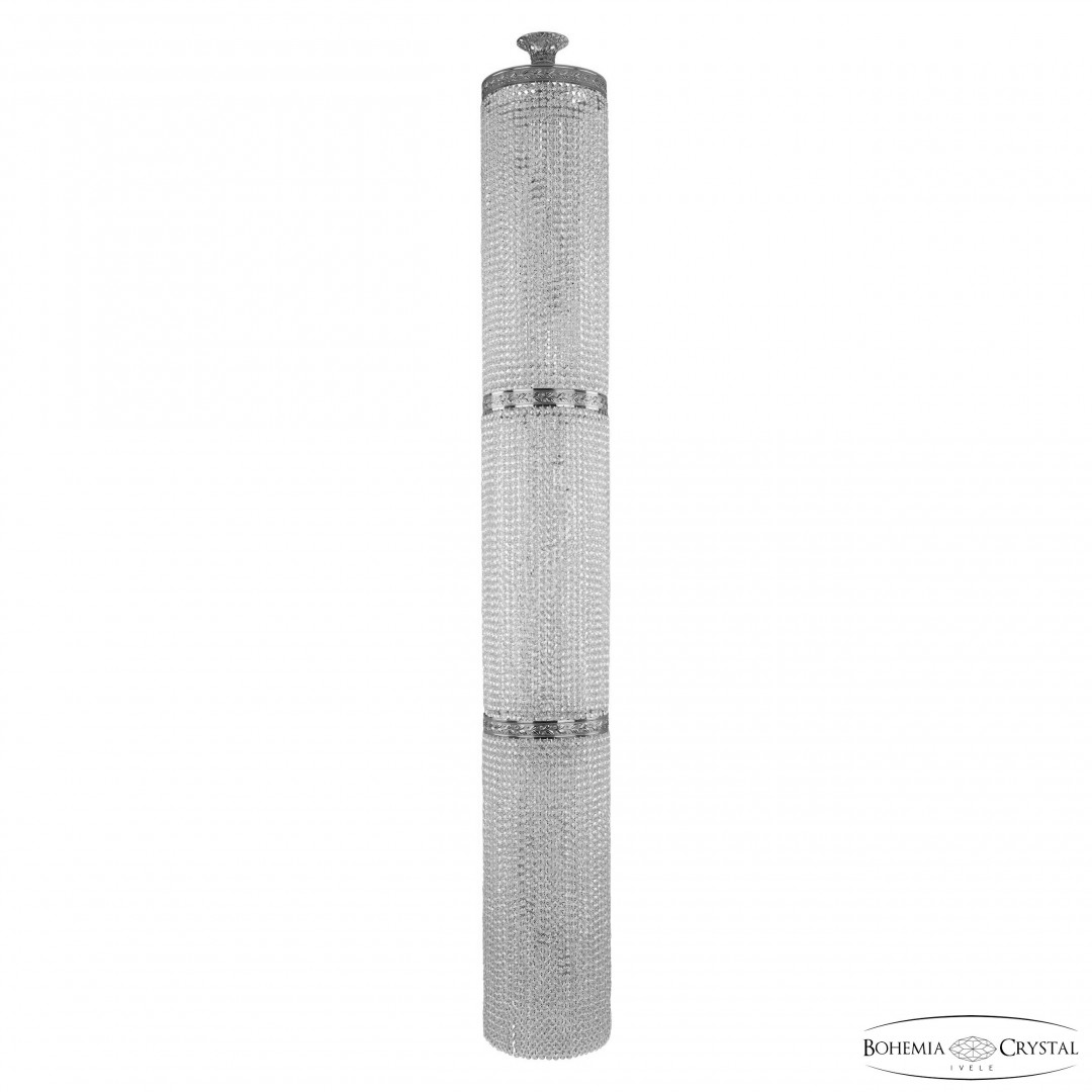 Люстра столб хрустальная 83411/30IV-230/3D Ni Bohemia Ivele Crystal