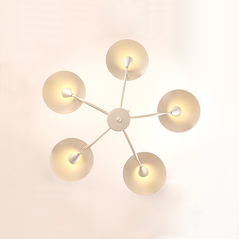 Люстра на штанге SHELT D100 White by ImperiumLoft