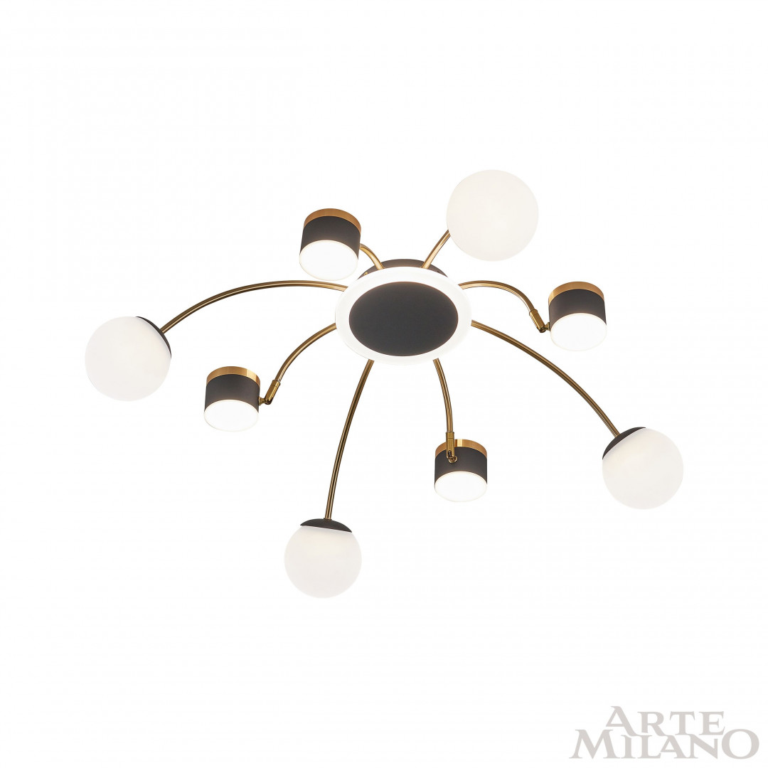 Люстра светодиодная 271040/8 BK/GD Arte Milano