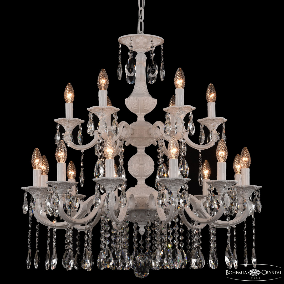 Люстра хрустальная AL78101/12+6/250/2D A WG Bohemia Ivele Crystal