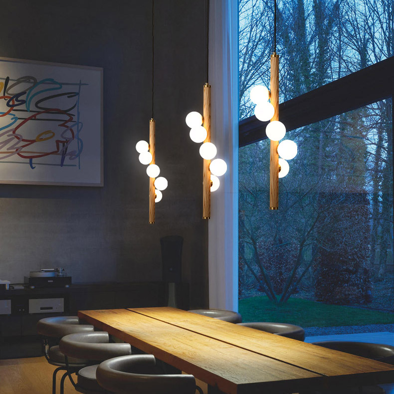 Подвесной светильник WEST dark brown by ImperiumLoft