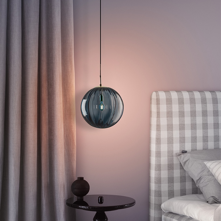 Подвесной светильник ASKA D200 Blue by ImperiumLoft