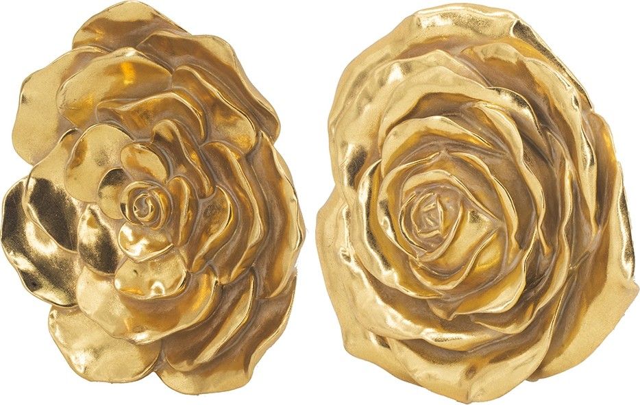 Декор настенный Цветы, набор Glasar 78732-GOLD-DS