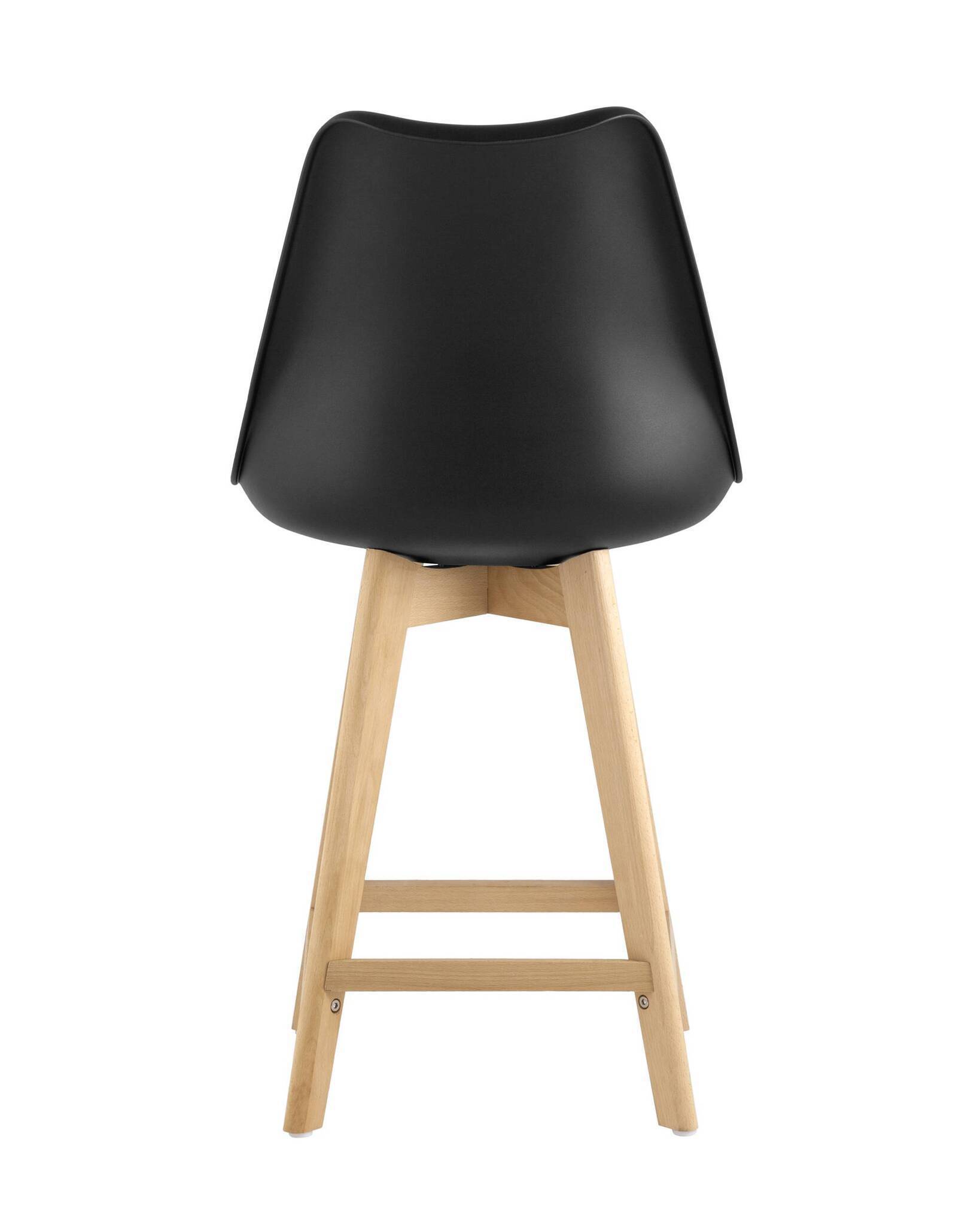 Стул полубарный FRANKFURT черный Stool Group
