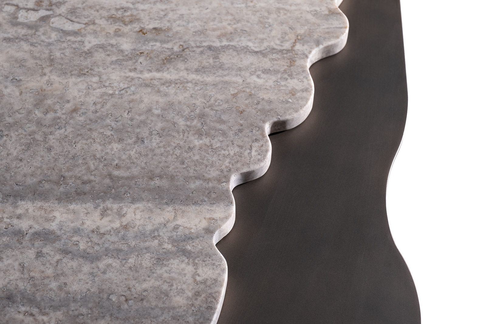 Стол журнальный Travertine 120*120*29 Garda Decor 58DB-24056