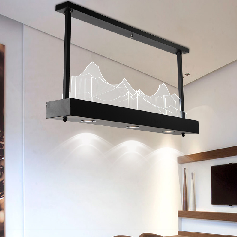 Подвесной реечный светильник MOUNT L95 by ImperiumLoft