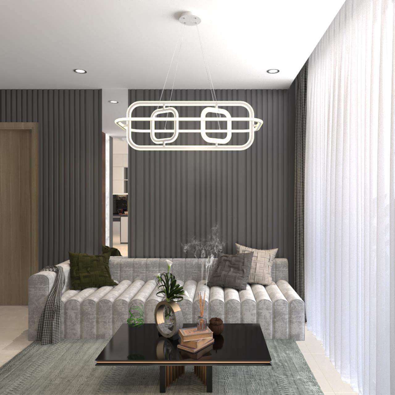 Светильник подвесной светодиодный диммируемый, в комплекте беспроводной пульт ДУ, длина провода 2м Novotech 359176