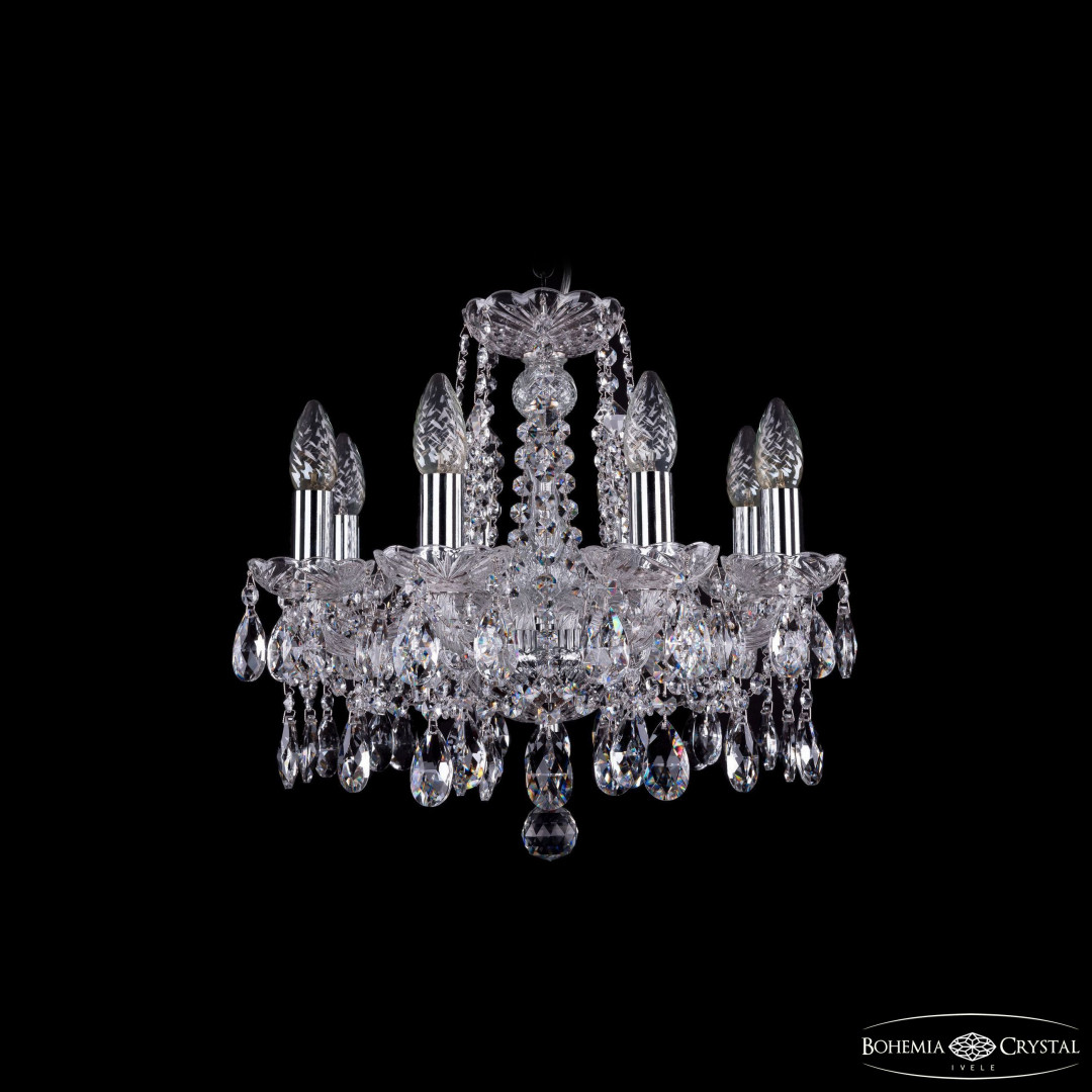 Люстра хрустальная 1413/8/141 Ni