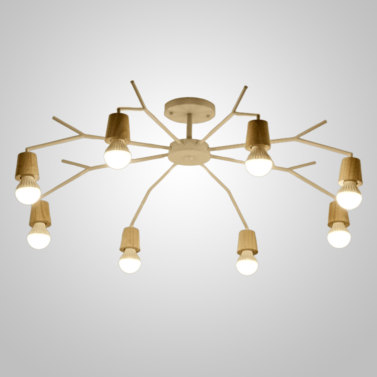 Люстра на штанге LES L8 White by ImperiumLoft