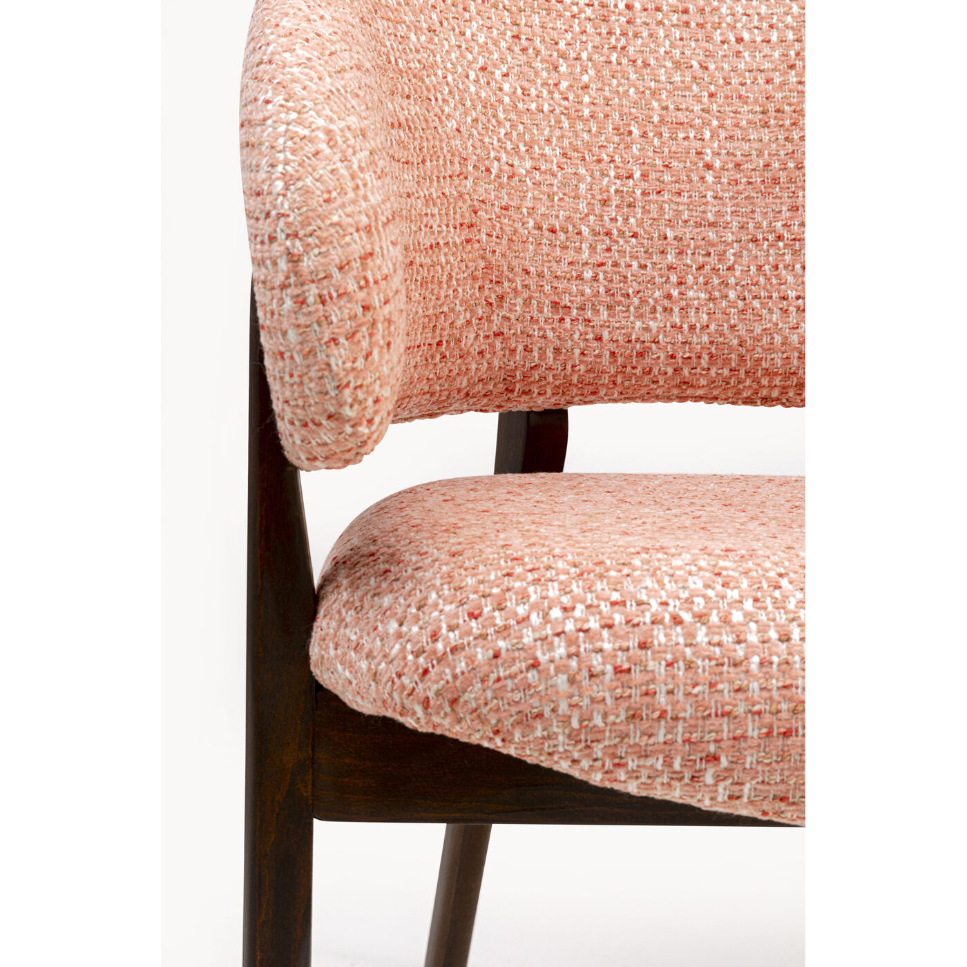 Стул с подлокотниками August Coral Melange KARE 71372