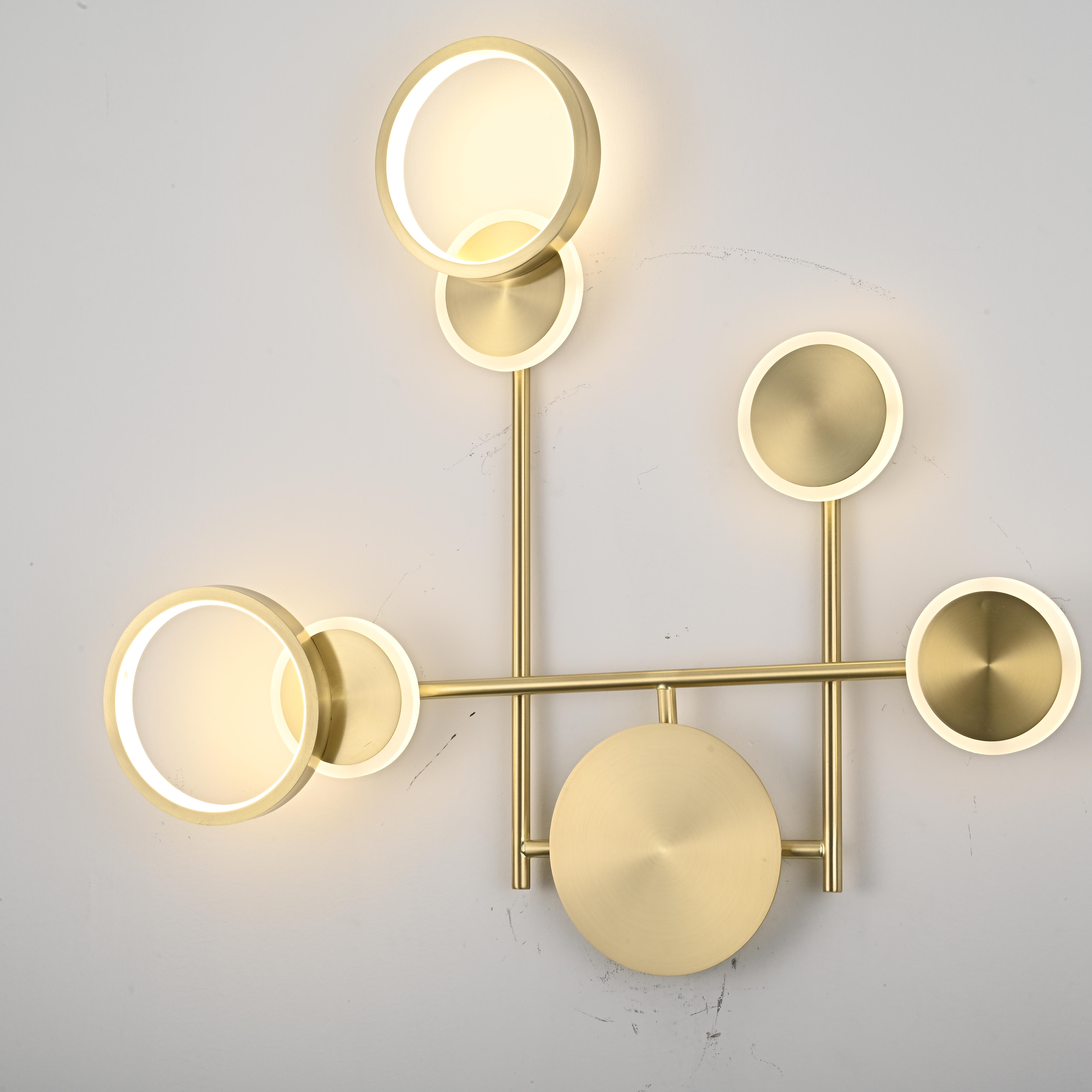 Настенный светильник ZINGY E Brass by ImperiumLoft