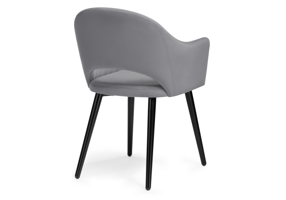 Стул Woodville Апри tenerife stone / черный глянец 538147