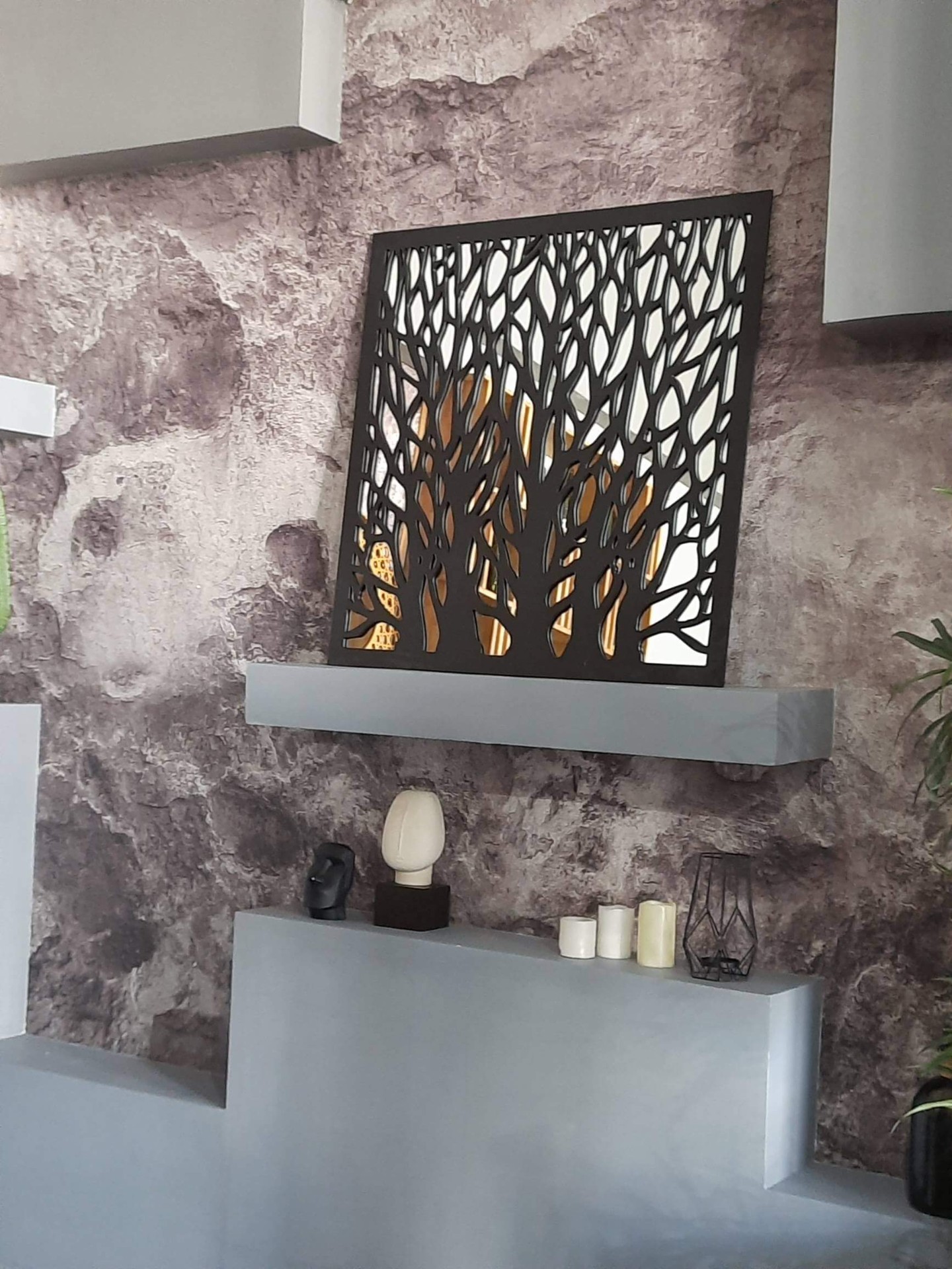 Зеркало BountyHome Trees Black mv434-black