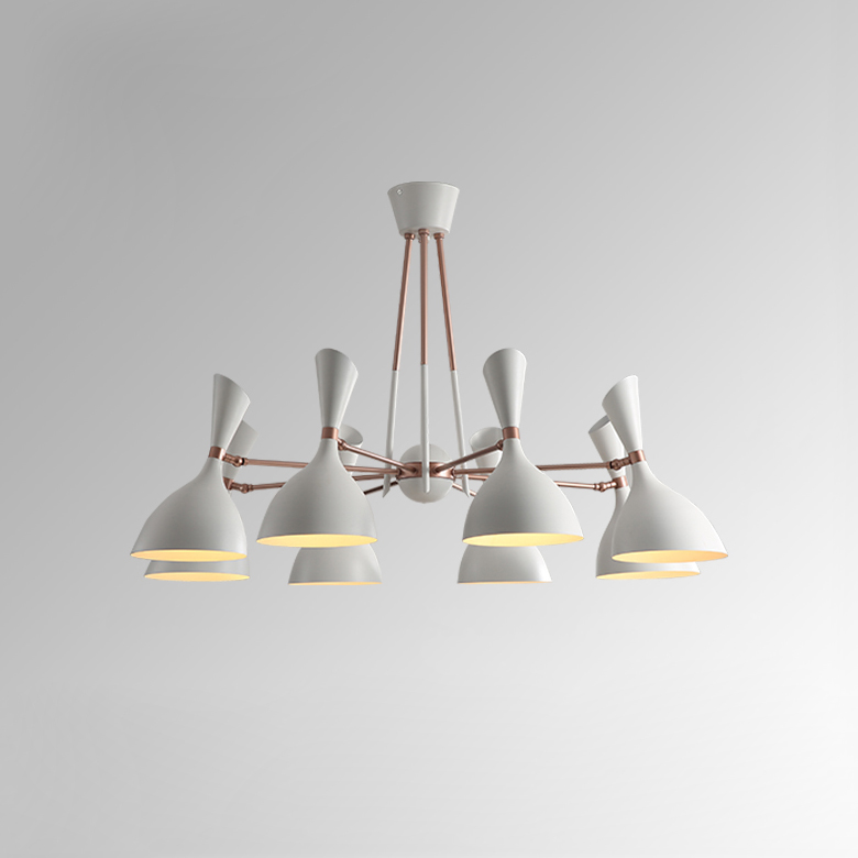 Подвесная люстра TRUMPET D96 White by ImperiumLoft