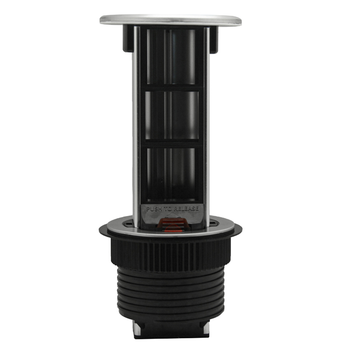 Настольныйстраиваемыйыдвижной розеточный блок Donolux DDSB6V1AL