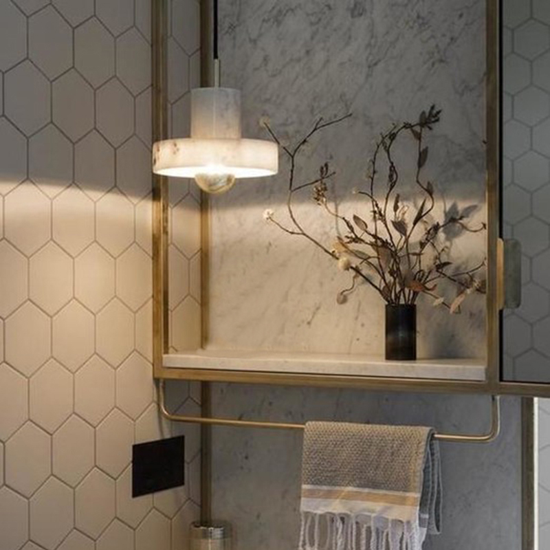 Подвесной Светильник Stone Pendant White By Imperiumloft By Imperiumloft