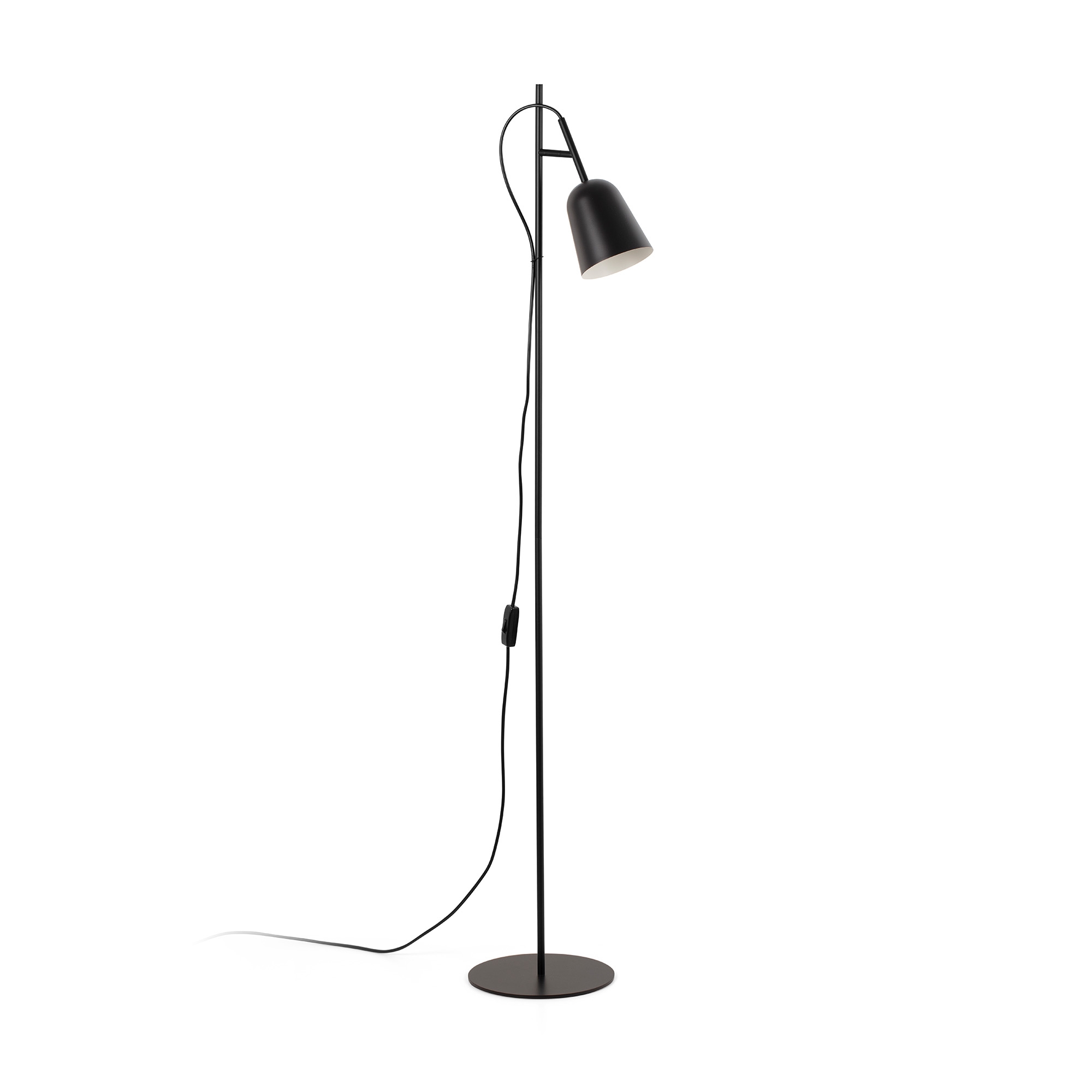 Торшер STUDIO черный абажур 1xE14 Faro