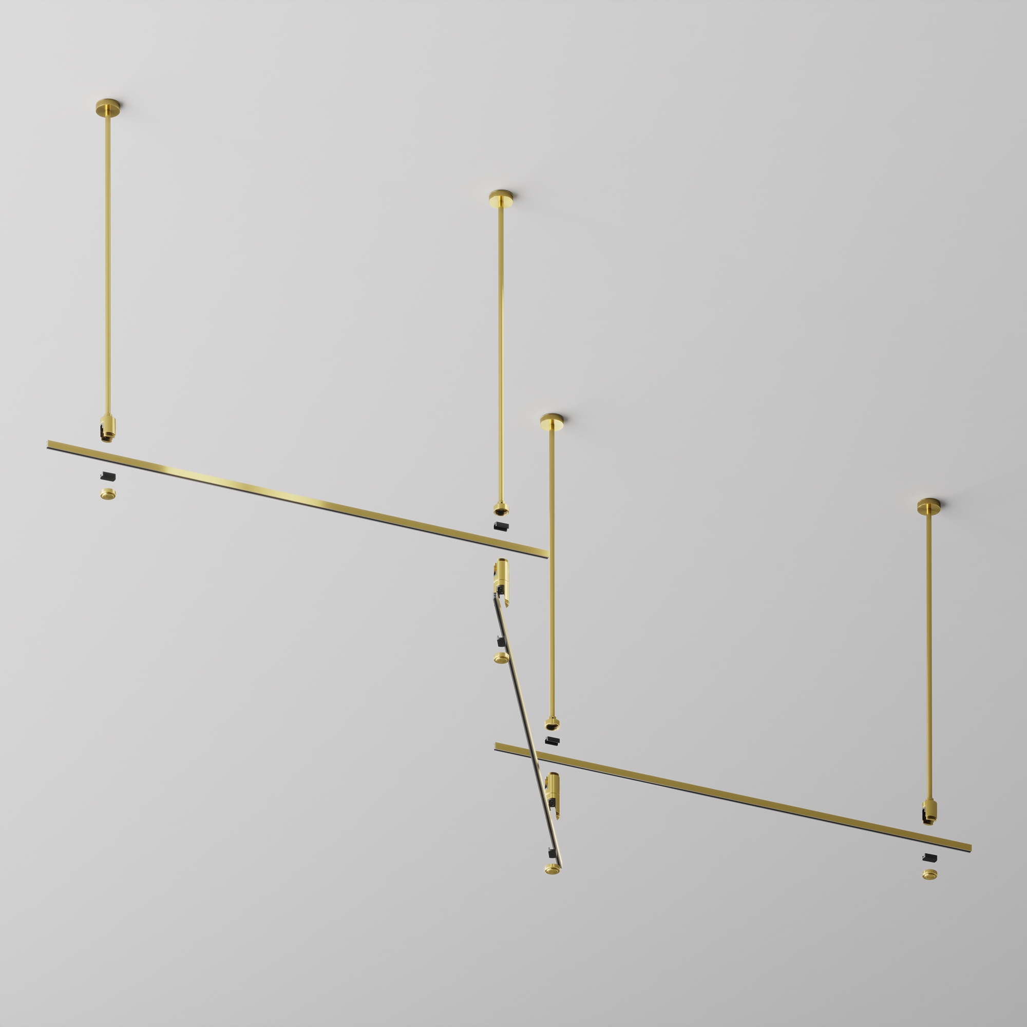 Шинопровод накладной/подвесной Technical TRX154-111BS