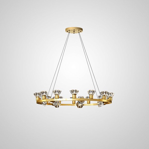 Подвесная люстра KENDRA CH D83 Gold by ImperiumLoft