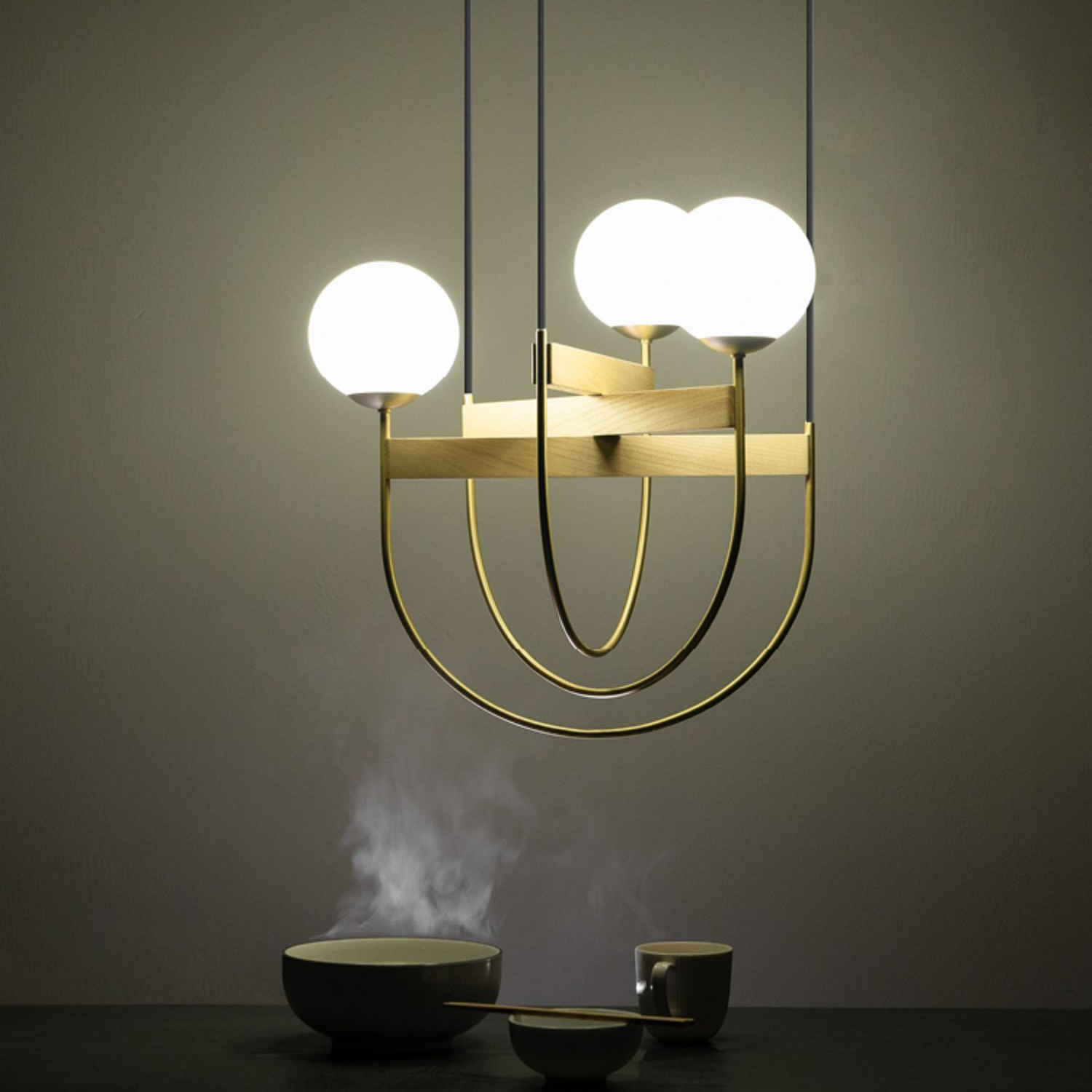 Подвесной светильник GIERTON D54 Light brown by ImperiumLoft