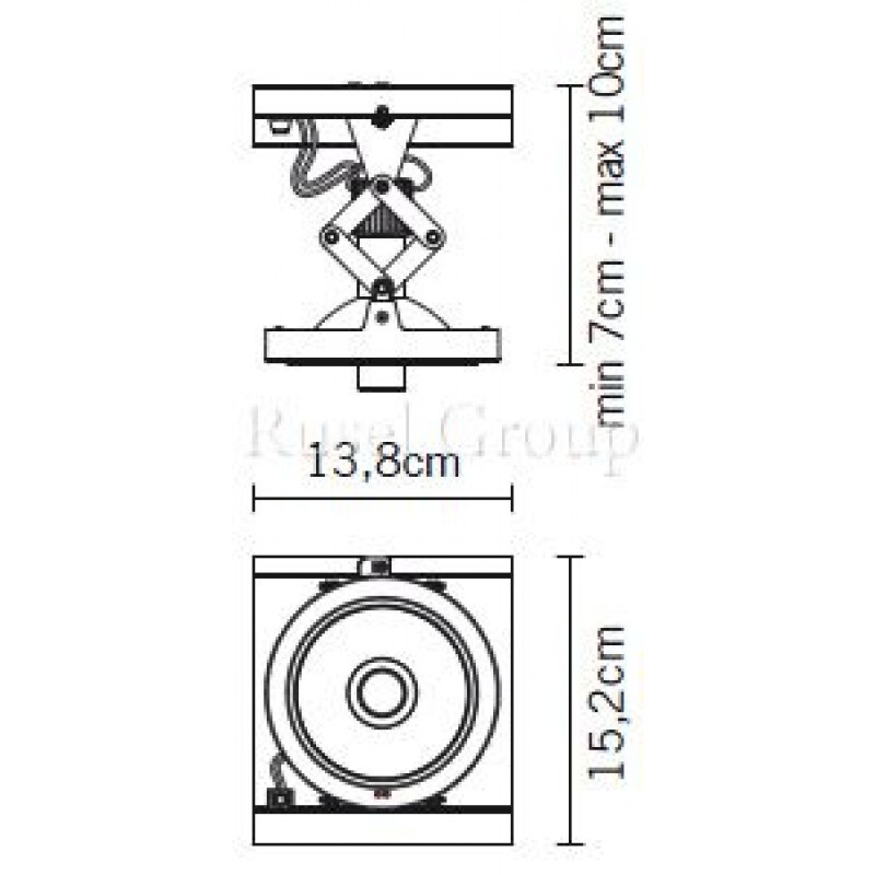 Встраиваемый светильник Fabbian Zen D67 L38