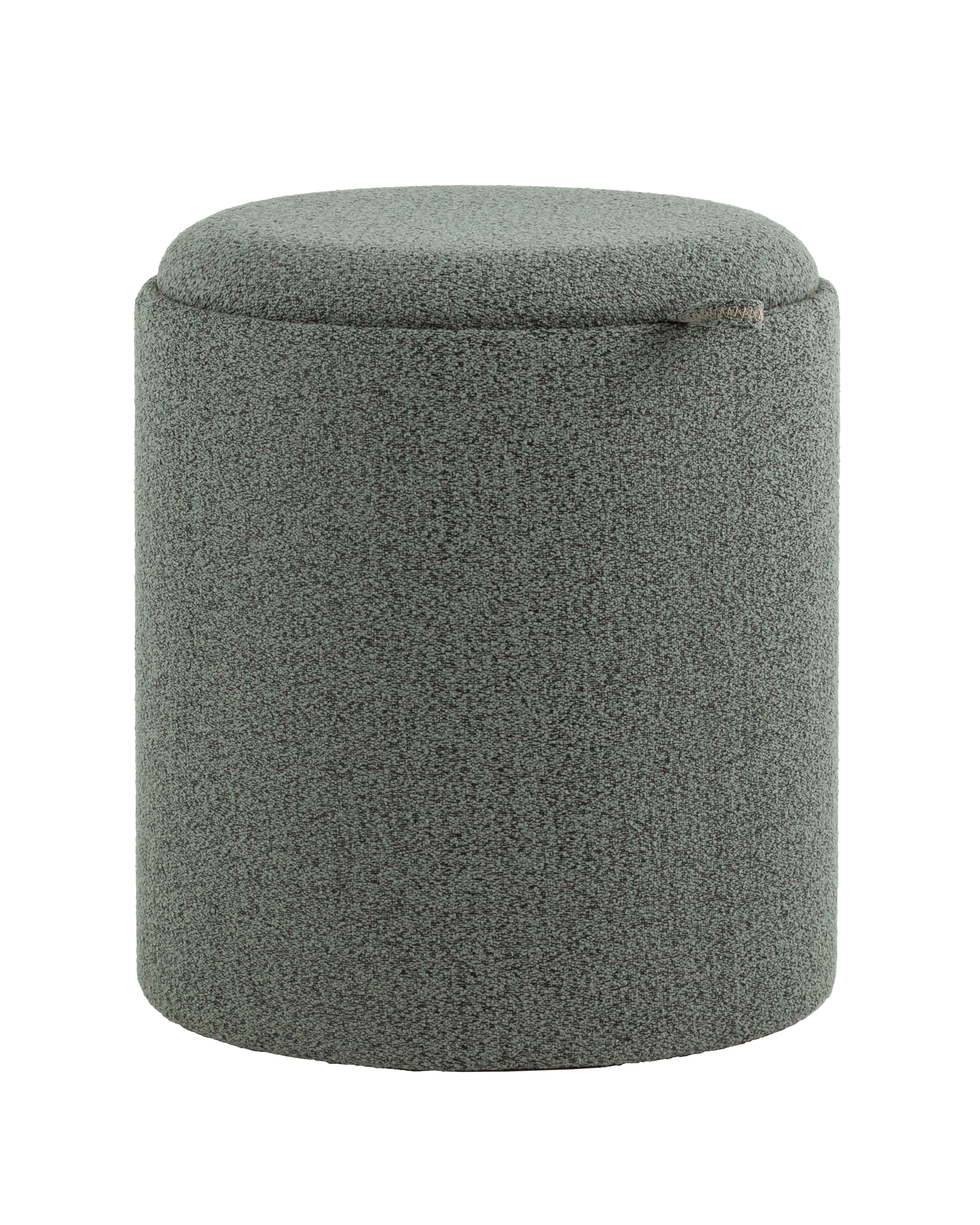Пуф-столик с ящиком Хюгге S букле темно-серый Stool Group
