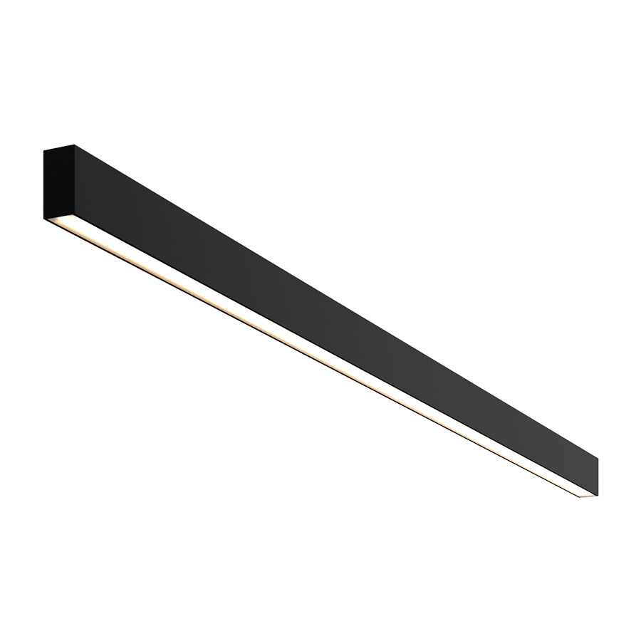 Накладной светодиодный светильник Ledron LINE GULAR 1653 Black 3000K