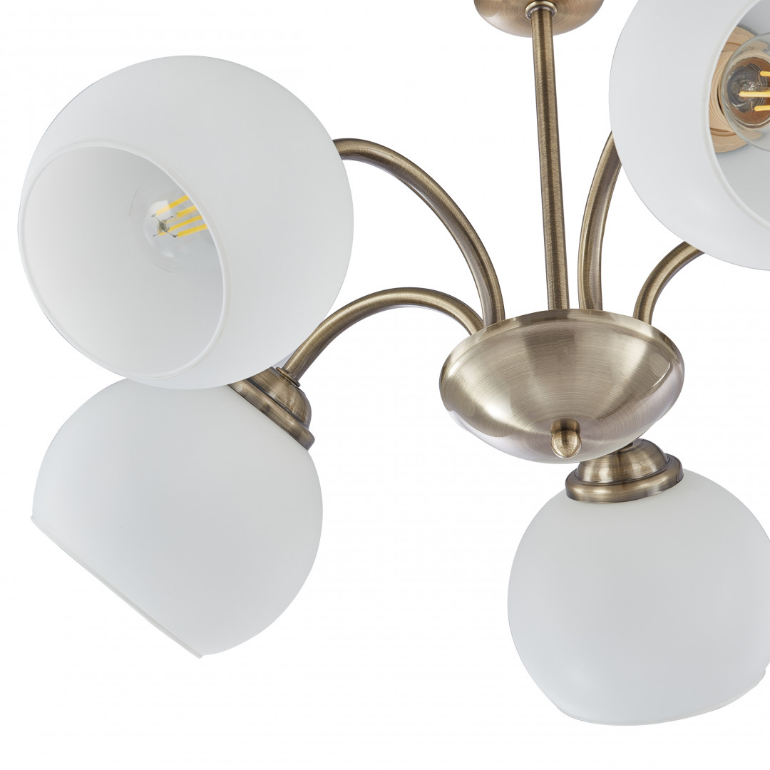 Люстра подвесная с плафонами 335010/5 AB Arte Milano